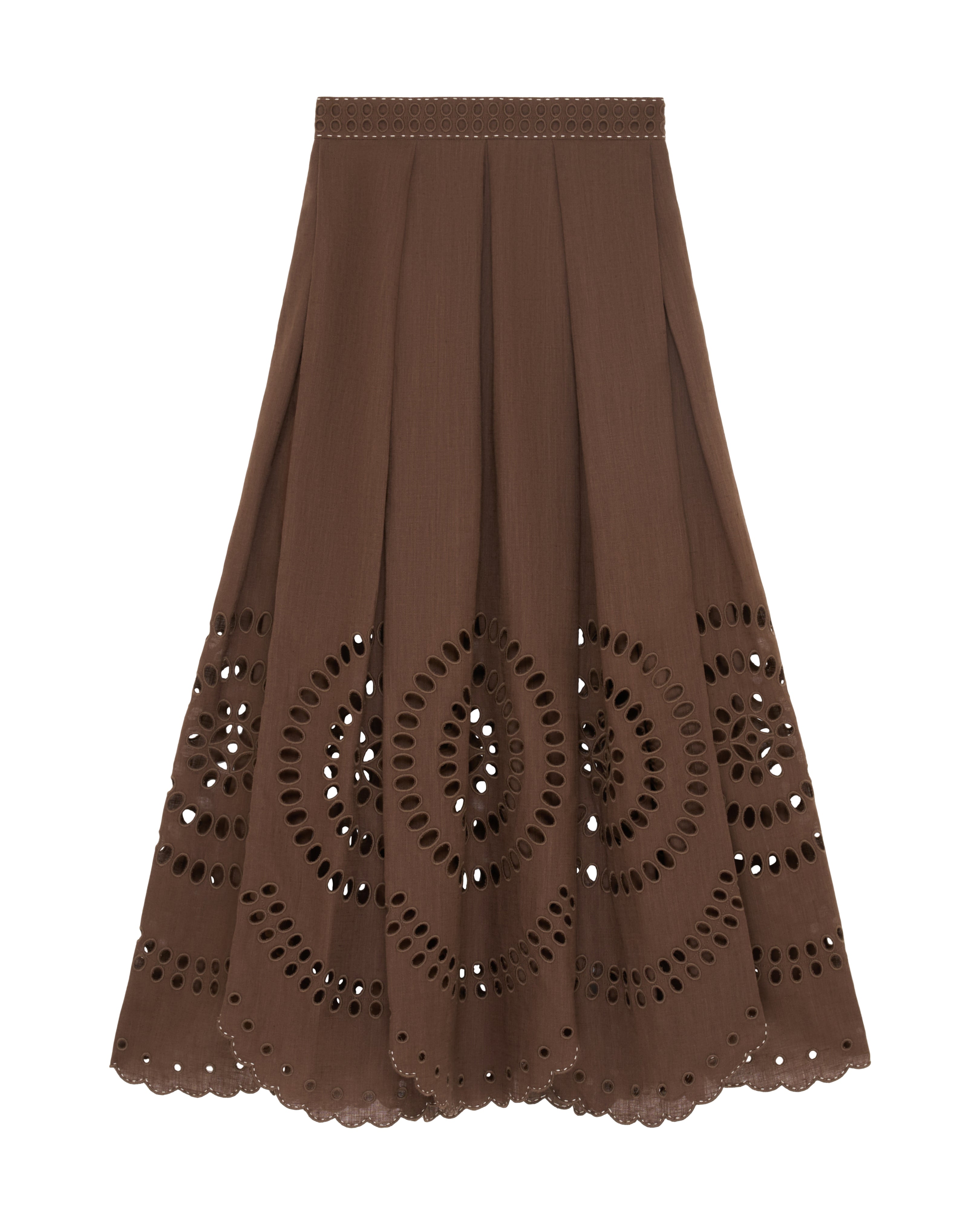 vita-kin-cut-embroidered-skirt-marika-brown-linen-ss26-front.jpg